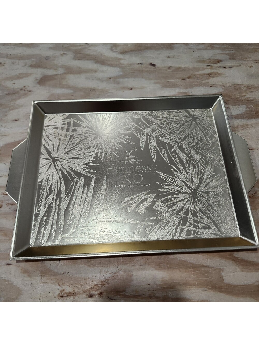 Hennessy XO Liquor Serving Tray Gold RARE Limited Edition Holiday Gift Exclusive